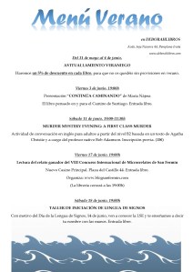 Menú verano