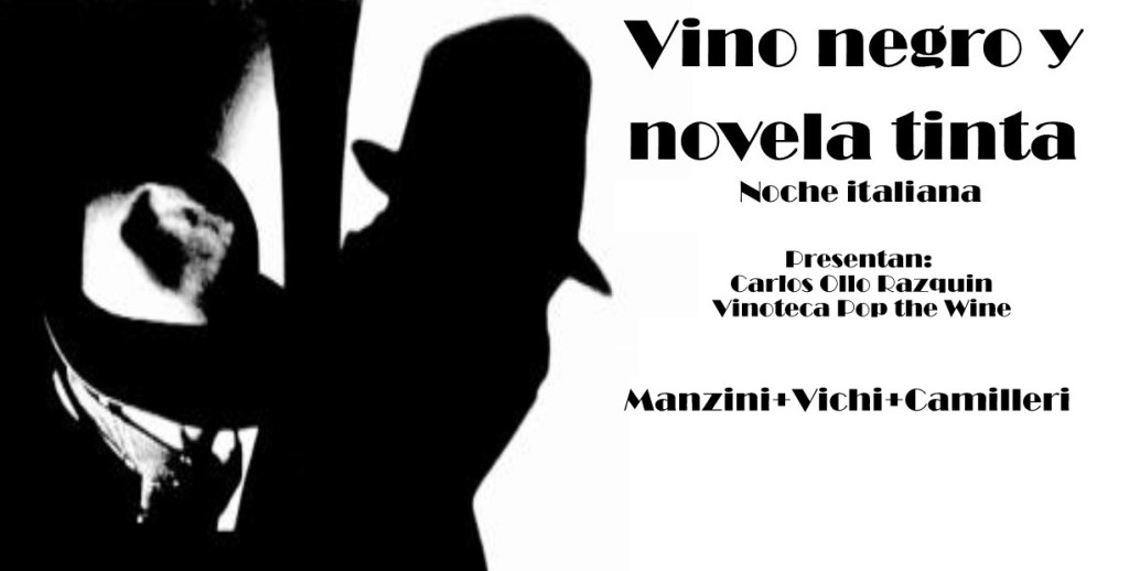 Vino negro y novela&nbsp;tinta